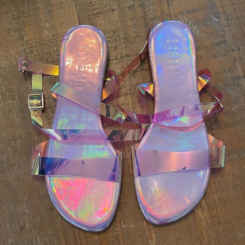 New worn metallic sandals!